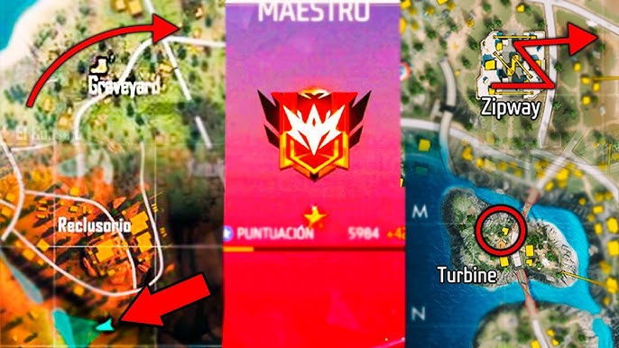 Los Mejores Lugares para Caer en Free Fire y Ganar Más Partidas | Free Fire